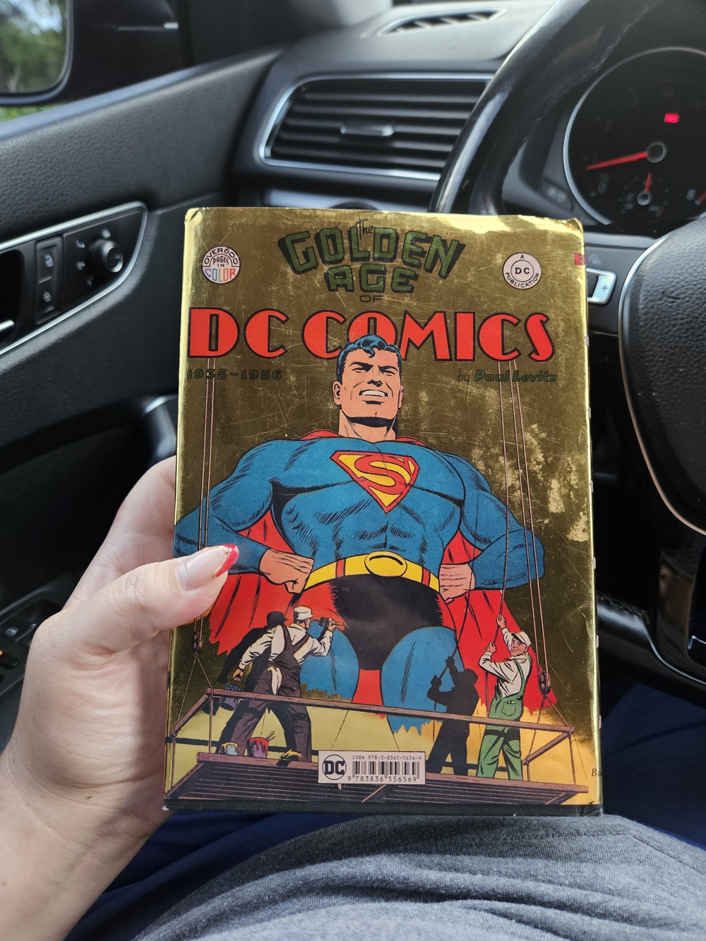 DC Comics The Golden Age Hardcover - Gold & Blue Superman Cover